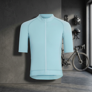 Maillot de cyclisme unisexe WEST BIKING 100% polyester, extensible, respirant, à manches courtes, uni, séchage rapide, coupe ajustée et douce. - Product Image 3