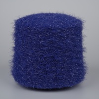 Guter Preis für 4cm Silber Seide Nylon Imitation Nerz Hand weberei Fancy Yarn