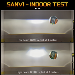 Sanvi, Nuevo Proyector LED M20 de Doble Lente de 1.6 Pulgadas, 51W/unidad, 6000K, Luz Súper Brillante para Iluminación de Automóviles, 12V - Product Image 5