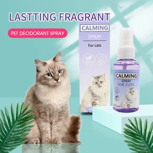 Camling Spray für Katzen Reduzieren Sie die Angst vor Tierarzt besuchen Travel Loud Noises 100ml Pet Controller Spray