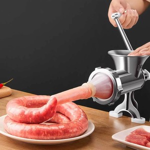 Manual Meat Grinder Stainless Steel Small Hand Crank <b>Sausage</b> <b>Stuffer</b> Grinding Function Easy To Operate Household Use - Product Image 4