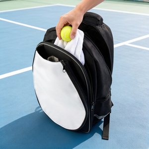 Sac à dos de tennis vierge pour sublimation en gros avec compartiment à raquette détachable, sac de voyage et de sport - Product Image 5