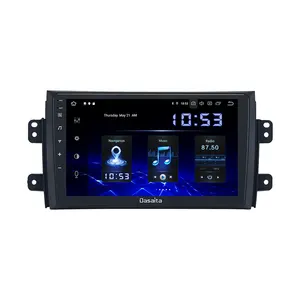 Dasaita 9 "플러그 앤 플레이 케이블 분할 화면 carplay를 가진 Suzuki SX4 를 위한 차 cd 플레이어 두 배 소음 차 항법