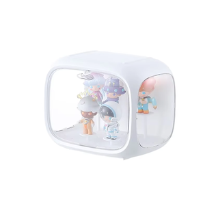 XJH Moderne Acrylique Transparent Présentoir Rectangle Forme En <span class=keywords><strong>Plastique</strong></span> Porte Magnétique Pliable Poussière Étanche À L'humidité Techniques D'injection - Product Image 1