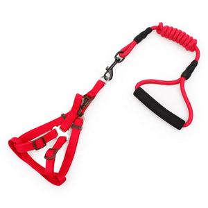 Conjunto de Arnés para Perro al por Mayor, Arnés y Correa para Mascotas, Color Liso, Mango de Espuma, Arnés y Correa de Poliéster para Mascotas - Product Image 3