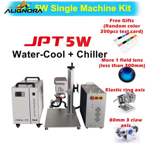 เครื่องแกะสลักเลเซอร์ UV กำลัง 3W 5W 10W พร้อมระบบกำหนดตำแหน่งอัตโนมัติ ขนาด 80*65*140 มม. สำหรับแกะสลักวันที่ คิวอาร์โค้ด โลโก้ และตรวจสอบ - Product Image 2