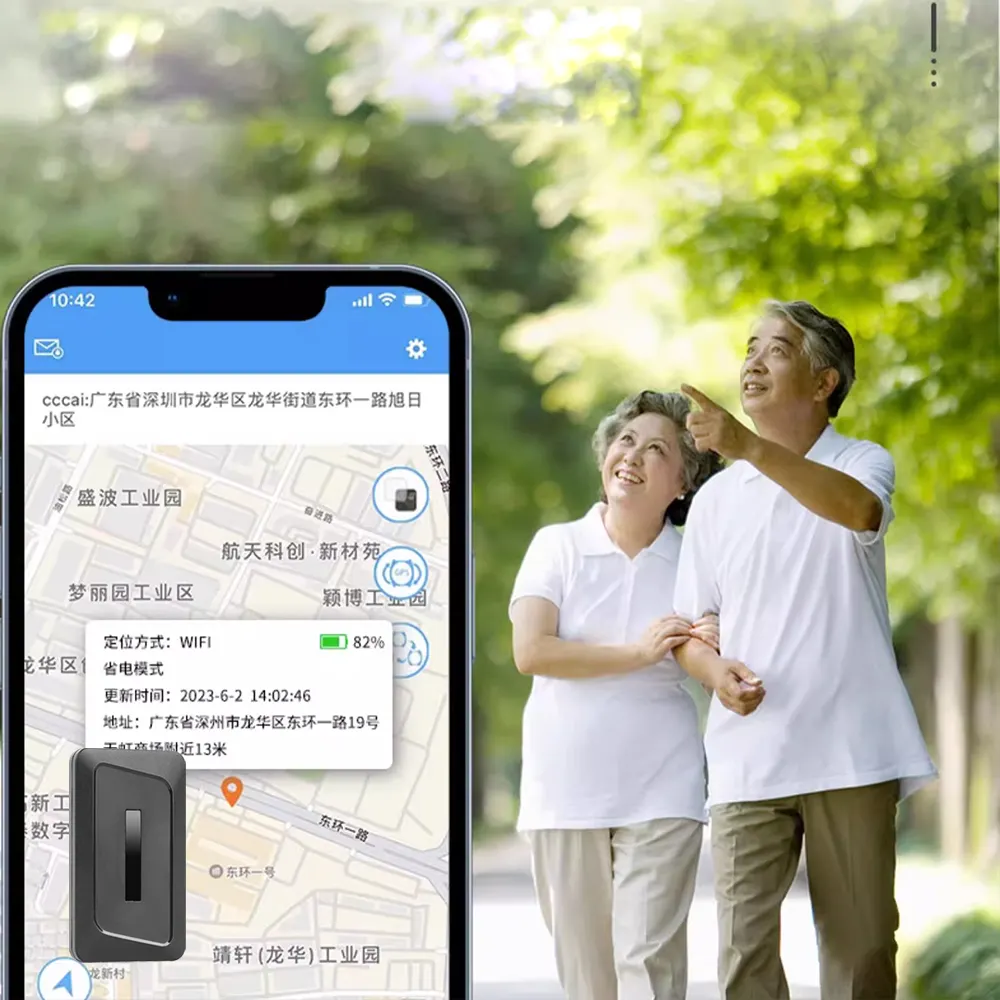 シンプルなSosパニックボタンGps Alzheimer'S Disabled Seniors Auto Fall Detection Alert Dialer