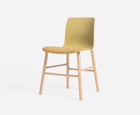 Chaises de salle à manger modernes en plastique et bois de hêtre pour la maison, le bureau, l'hôtel, sans bras, salle de bains, entrée de bar pour le mobilier