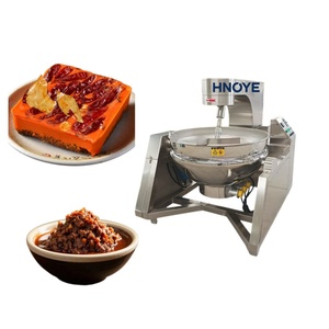 Marmite de cuisson à gaz à agitation planétaire en acier inoxydable à double enveloppe pour soupes, beurre de cacahuète et confiseries - Product Image 4