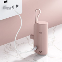 Nouveaux Produits 2023 : Mini Batterie Externe Mobile Kc à Charge Rapide de 5000 mAh – Petit Chargeur Portable Type Capsule