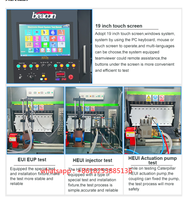 Le plus récent CR919 cr919s pompe d'injecteur à rampe commune double système de test banc de test heui c7 outils de diagnostic équipement de test