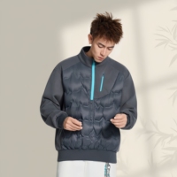 Veste d'hiver pour homme, nouvelle mode, décontractée, polyvalente, 90% duvet de canard blanc, chaude et résistante au froid, col montant