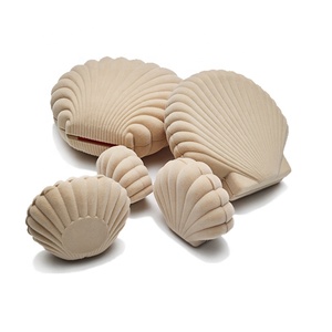 Sáng Tạo Hình Dạng Vỏ Nhung Hộp Đồ Trang Sức Tùy Chỉnh Đồ Trang Sức Bao Bì Hộp Cho Vòng Mặt Dây Chuyền Bông Tai - Product Image 2