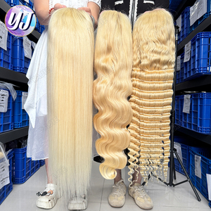 Perruques en cheveux humains 15A originales vietnamiennes, lisses <span class=keywords><strong>613</strong></span>, sans colle, avec dentelle transparente 13x4 13x6, cuticules alignées, vente en gros - Product Image 1