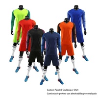 Uniforme de Portero de Fútbol Personalizado de Alta Calidad para Niños y Adultos, Conjunto de Camiseta y Pantalones Cortos de Portero de Fútbol para Hombre