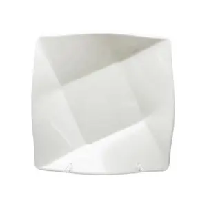 Platos de Melamina Ecológicos Modernos de 9 Pulgadas Cuadrados para <span class=keywords><strong>Pasta</strong></span>, Postre, Uso en Restaurantes, Patrones Personalizados, Juego al por Mayor para Fiestas - Product Image 1