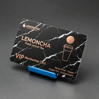 Carte de membre intelligente personnalisée en PVC avec puce NFC et bande magnétique pour les programmes de fidélisation des supermarchés, vente en gros, fourniture d'usine