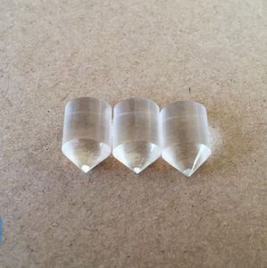 Miroir en verre optique Lentille cylindrique conique convexe Plano de Fresnel transparent - Product Image 2