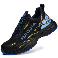 Zapatos de seguridad ligeros para hombre, zapatillas de trabajo antipinchazos, botas de seguridad protectoras, zapatos de trabajo con punta de acero