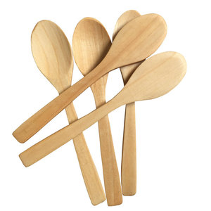Japanese-style wooden spoon, creative <b>honey</b> coffee long-handled wooden spoon, home wooden spoon, seasoning rice spoon, - Product Image 3