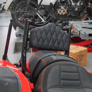 Respaldo El Rey de Aluminio FXT de 1.25 Pulgadas para Motocicleta <span class=keywords><strong>HD</strong></span> Touring 121CVO/117 Road <span class=keywords><strong>Glide</strong></span> Street <span class=keywords><strong>Glide</strong></span> Classic Passenger - Product Image 3