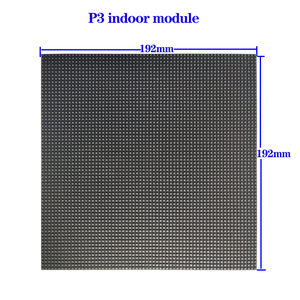 Rgx p3mm 192*192mm 64 * 64dot <span class=keywords><strong>LED</strong></span> hiển thị hub75 hub75e ngoài trời ba màu <span class=keywords><strong>LED</strong></span> dải dài tin nhắn chơi màn hình Chào mừng hiển thị - Product Image 1