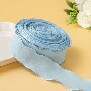 Ruban ondulé à bords froissés de 4 cm pour bouquets de gâteaux et emballages cadeaux – 10/50 yards/rouleau – Ventes flash - Product Image 6