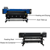 Printer Sublimasi Digital Inkjet Kain Kaos Format Besar Industri Otomatis Penuh AYF 1.85m Dual-Head I3200-a1 Baru 1