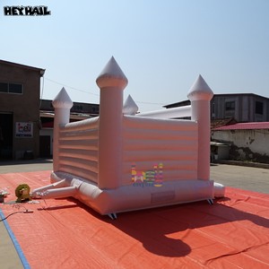 Grande Castello Gonfiabile Bianco 13x13ft per Matrimoni, Castello Saltarello per <span class=keywords><strong>Adulti</strong></span> e Bambini, <span class=keywords><strong>Intrattenimento</strong></span> per Eventi Nuziali - Product Image 6