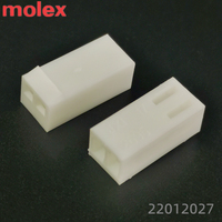 Soket Sinyal Crimp 2 Pin MOLEX 22012027 Receptacle Wire 2.54mm untuk Perempuan