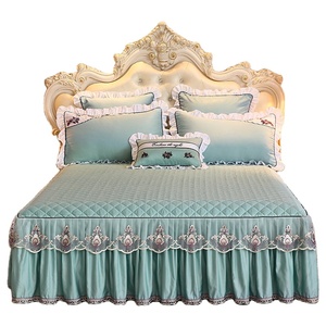 Juego de Cubrecama Moderno de Estilo Coreano, Grueso, de Poliéster Estampado, Anti-Deslizante, 300 Hilos, 3 Piezas, para Toda Temporada - Product Image 2