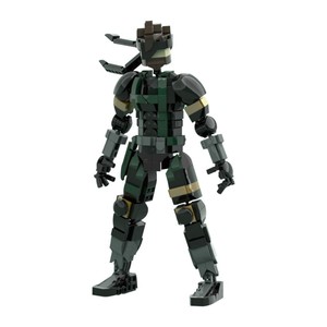 Funbuild Cổ Điển Trò Chơi MOC-44555 Kim Loại Bánh Răng Rắn Mecha Khối Xây Dựng Đồ Chơi Kim Loại Bánh Răng Rex Robot Hình Gạch Đồ Chơi - Product Image 5