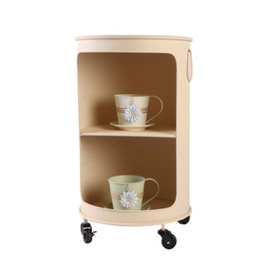 Chariot durable de stockage de trois couches de vente chaude avec le chariot d'organisateur de roulement en métal de roues pour la maison de cuisine/utilisation commerciale