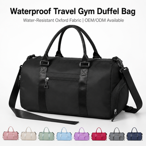 Bolsa <span class=keywords><strong>de</strong></span> Gimnasio Impermeable <span class=keywords><strong>de</strong></span> Gran Capacidad con Logotipo Personalizado, Bolsa <span class=keywords><strong>de</strong></span> Viaje Deportiva Resistente con Compartimento para Zapatos para Hombres y Mujeres - Product Image 1