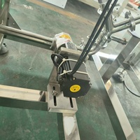 Petite machine de remplissage de liquides par pesage pour l'huile, machine de remplissage par pesage à 2 têtes avec moteur servo
