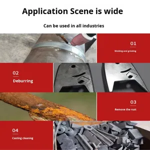 Discos de Desbaste de <span class=keywords><strong>Nylon</strong></span> 150/200/250/300, Abrasivos Industriales, Construcción Sin Soldadura, para Pulir y Desbastar Metal - Product Image 4