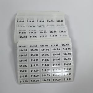 Ценовая этикетка для супермаркета, термометка, рулонная ценовая наклейка, бумажная Водонепроницаемая наклейка - Product Image 1