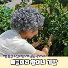 Haute Qualité Porky Cheveux Grand-Mère Perruques Bouclés Perruque Style avec Lâche Vague Courte Longueur Haute Température Fibre Matériel - Product Image 1