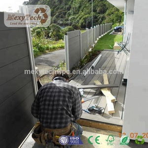 รั้วช้างศรีลังกา Recinzioni กลางแจ้ง Wpc ไม้รั้วองุ่นประตูสวิงประตูเดียว - Product Image 2