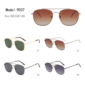 Gafas de Sol de Piloto con Logotipo Personalizado, Montura Completa, Lentes Degradadas, Unisex, Protección UV, Estilo Casual - Product Image 3