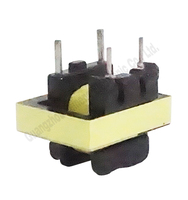 Bobine en plastique verticale miniature EI19 avec noyau en ferrite MN ZN, transformateur abaisseur haute fréquence SMPS