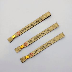 OEM Factory Custom Polyester Fabric Wristband Bracelet Stylish Luxury Fashion Sport Charm with Coin Business Gift - Product Image 2