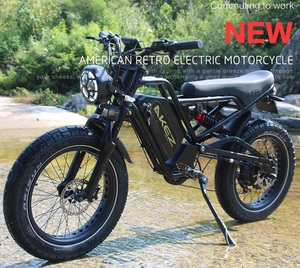 美国库存Akez 52V 1500瓦电动轮城市Ebike 20英寸快速远程成人电动运动越野混合自行车MTB - Product Image 2