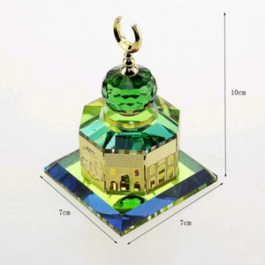 Elegantes Regalos Islámicos de Cristal para el Ramadán, Artesanías para el Eid, Decoraciones Musulmanas para el Hogar - Product Image 1