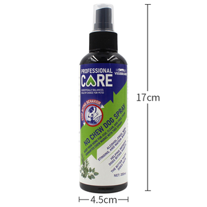 Spray <span class=keywords><strong>anti</strong></span>-mastication doux pour animaux de compagnie 200 ml – Pour chiens et chats – Dissuasion intérieure contre la mastication – Entraînement <span class=keywords><strong>anti</strong></span>-mastication - Product Image 4