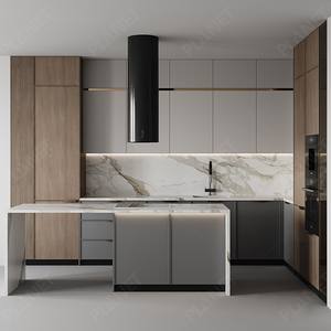 Mobili da Cucina Componibili di Alta <span class=keywords><strong>Qualità</strong></span> per Uso Residenziale, Set Completo Pronto da Montare dal Design Moderno - Product Image 1