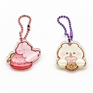 Cadeaux promotionnels en gros de forme personnalisée, porte-clés en acrylique avec photo numérique, anime, <span class=keywords><strong>Bt21</strong></span> - Product Image 3