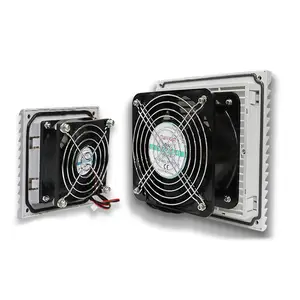 fan filter for axial cooling cabinet ventilation system