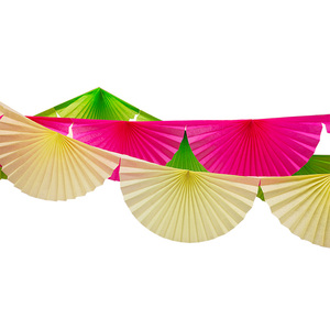 Tissue Paper Bunting <b>Garland</b> for Birthday Easter Christmas Valentine's Day <b>Halloween</b> Parties-10' Length CE-2P115 - Product Image 1