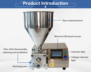 Máquina de Relleno de <span class=keywords><strong>Pasteles</strong></span> y Pan con Control Digital ZD200-C, Inyector de Relleno, Precio de Fábrica para Decoración de Pastelería Comercial - Product Image 3